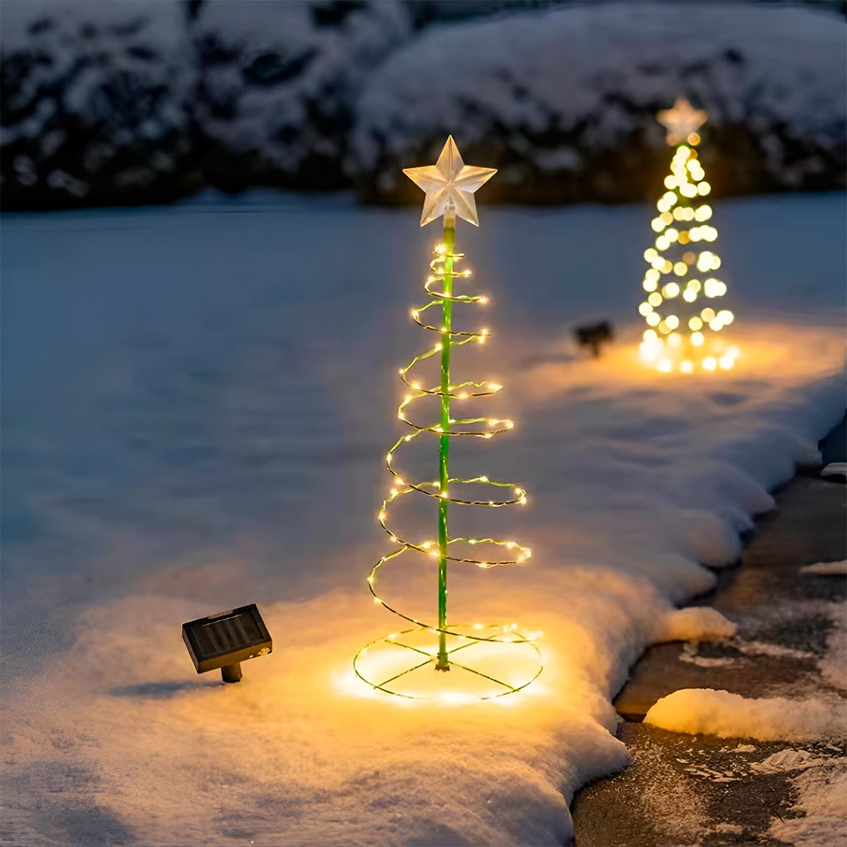 Árbol de Navidad Solar Espiral Jardin